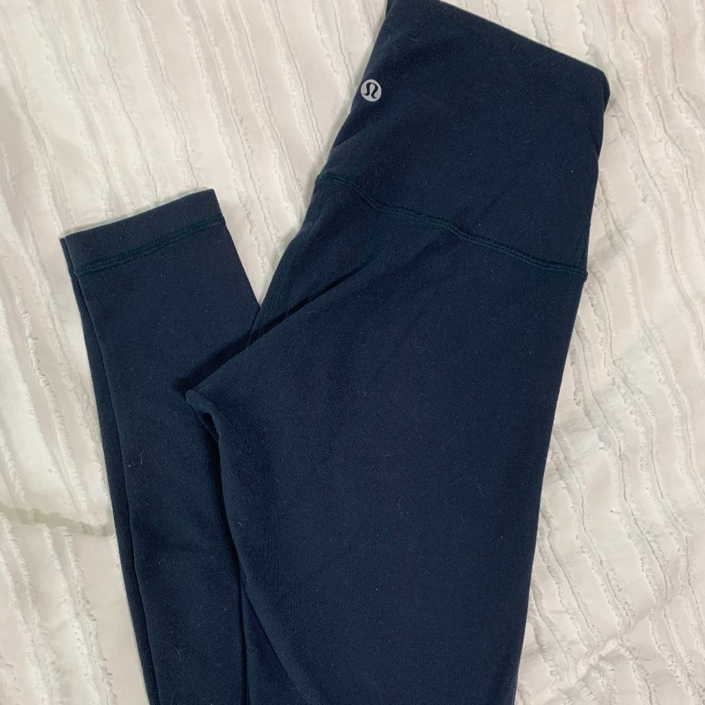 Navy Blue Lululemon WU Leggings